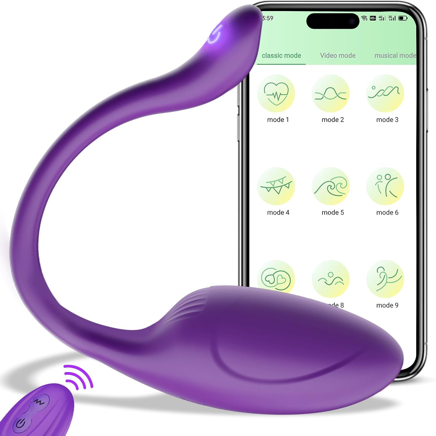 App-Controlled G-Spot Intimate Stimulator