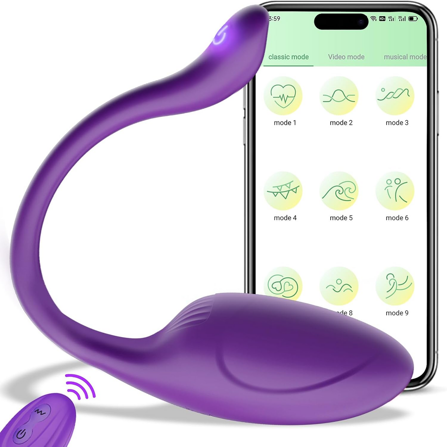 App-Controlled G-Spot Intimate Stimulator